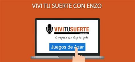 viví la suerte con enzo|Vivi Tu Suerte con Enzo: últimas Cabezas